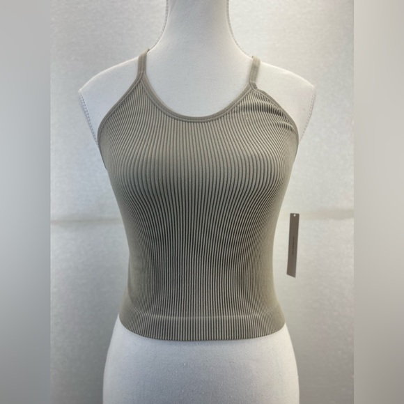 NWT Women's Crop  Washed Seamless Rib-Knit Camisole Crop Tank Tops SIZE XS/S - Picture 6 of 17